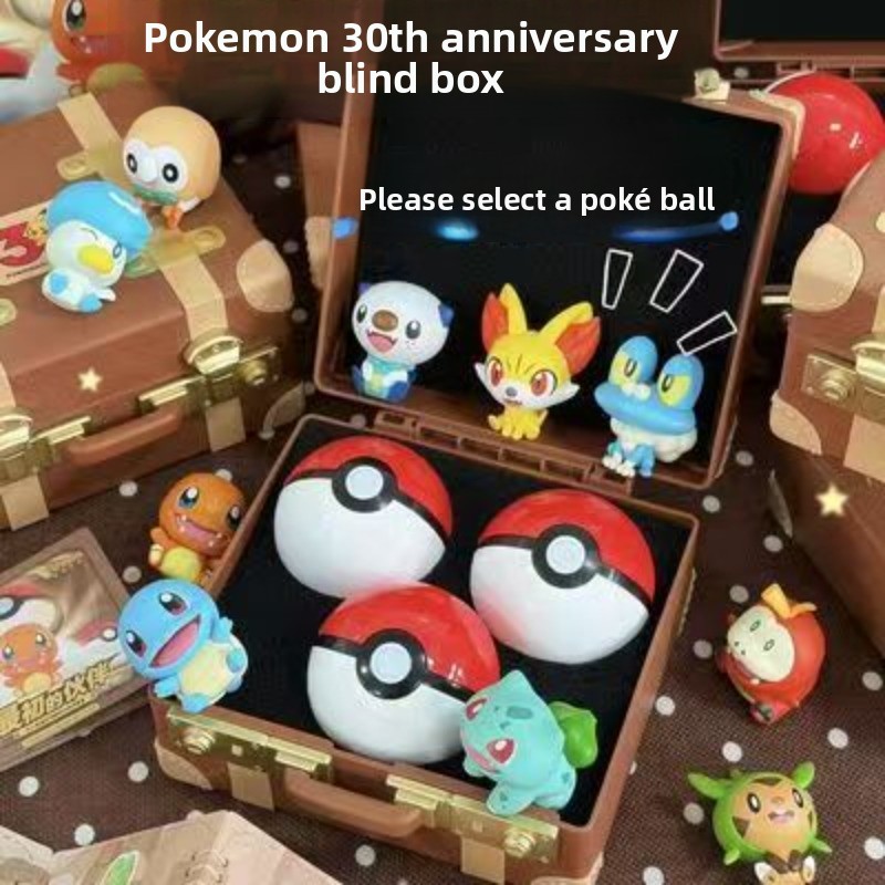 Vintage Collectible Items - With Box Pokemon First Partners Blind‑box