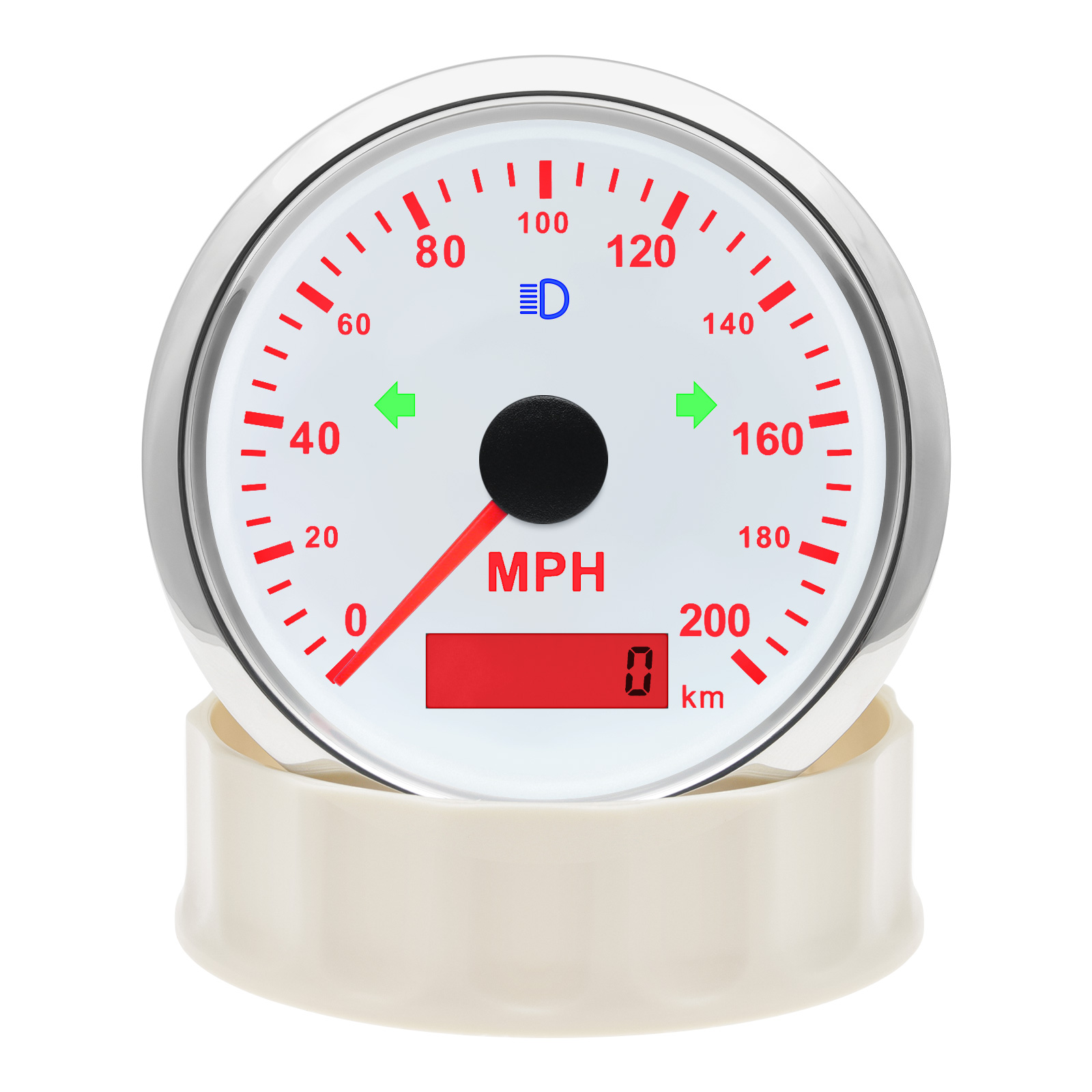 125 200 MPH KMH 85mm Speedomet - đánh giá và giá Analog Meter Gauge